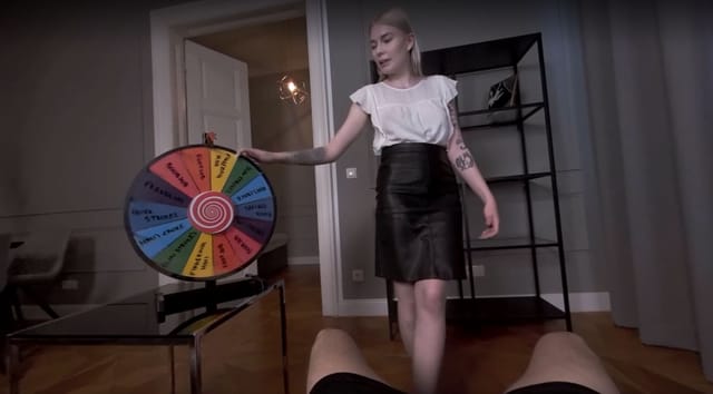 Wheel Of Fortune Ends In Huge Cum Blast Mimi Cica VRedging — photo 10
