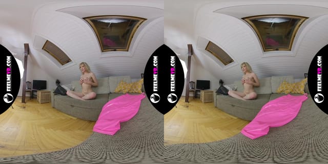 Limona Poses In Vr180 Backstage And Shows Her Big Tits And Pussy FeelmeVR — photo 10