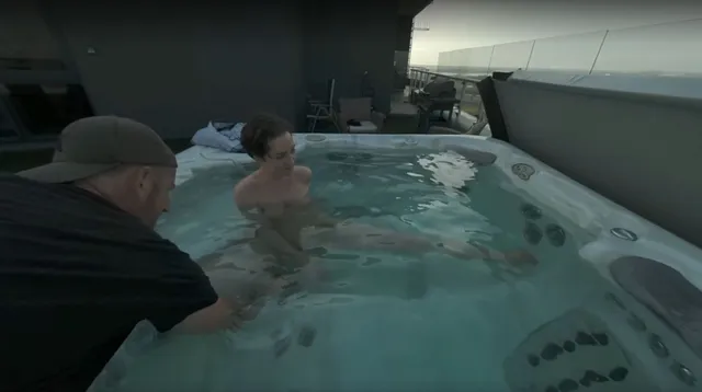 Hot Big Boobed Girl Sammy Loves Masturbating Behind The Scenes In Jacuzzi VRgoddess — photo 10