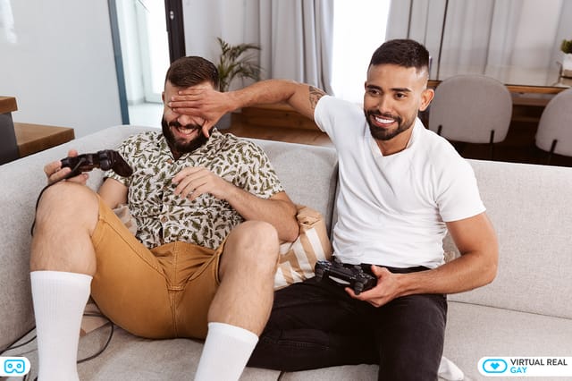 Leo Grin — [Gay] Friends With Benefits 180° VR sex — photo 5