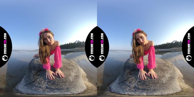 Gabby Bella Masturbates With 4Fingers On The Beach FeelmeVR — photo 30