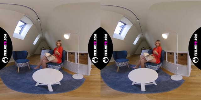 Tiffany Pretty Blonde Shows Open Pussy 180vr FeelmeVR — photo 40