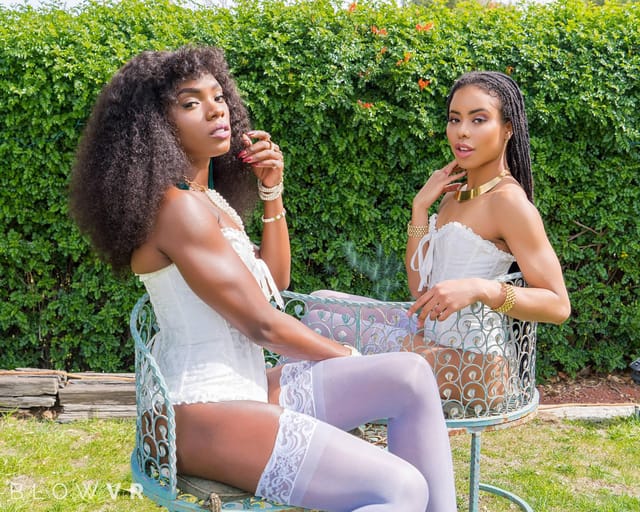 Glamorous Blowjob With Ana Foxxx, And Kira Noir BlowVR — photo 5