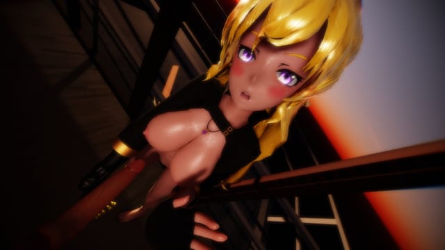 RWBY - Yang Sunset Standing Handjob Lewd FRAGGY — photo 3