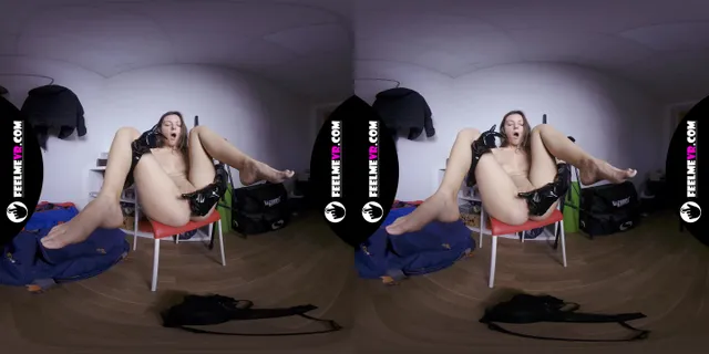 Virtual Reality Masturbation Video Rebeka Ruby With Latex Gloves VR porn — photo 6