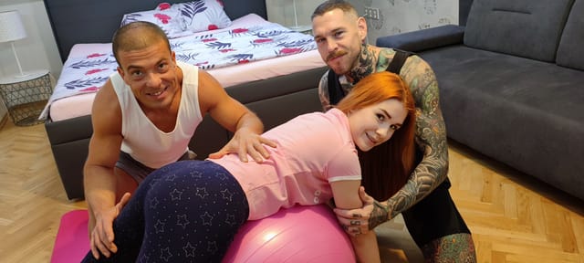 Kiara Wants Anal Threesome from Crazy Cousins, Not Yoga Lessons Immoral Family — photo 27