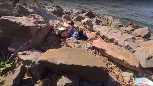 I Was Walking By The Sea And Accidentally Saw My Friends Fucking On The Beach VRXClouds — photo 2