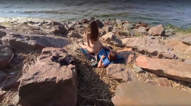 I Was Walking By The Sea And Accidentally Saw My Friends Fucking On The Beach VRXClouds — photo 3