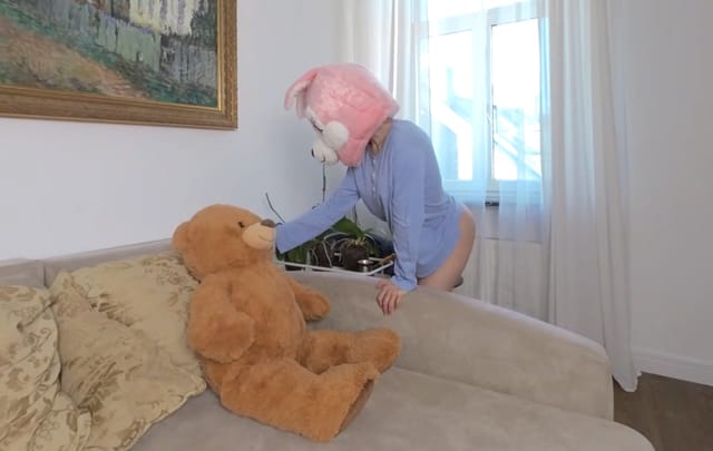 Virtual Striptease and Humping Teddy Bear Living Room Plushies TV — photo 3