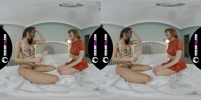 Virtual Reality Video Of How Lilly Mays And Rebeka Ruby Test Their New Dildos VR porn — photo 10