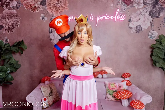 Mario Princess Peach (VR Porn Parody) Blake Blossom VRConk — photo 9