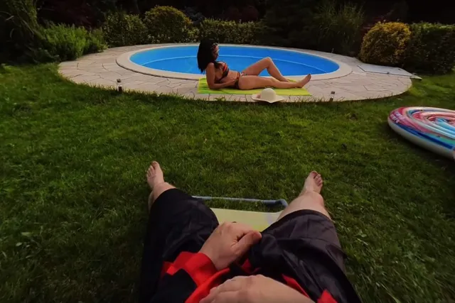 Watching Your Neighbour At The Community Pool Alec Hardy — photo 3