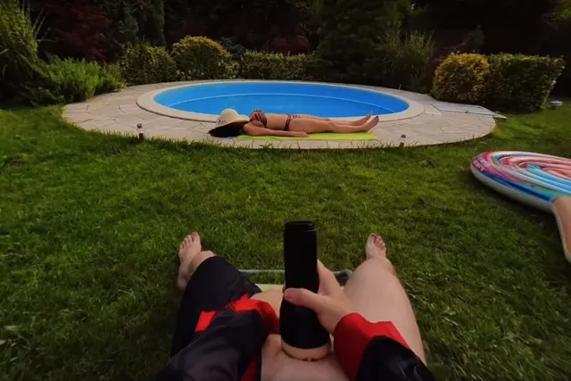 Watching Your Neighbour At The Community Pool Alec Hardy — photo 5