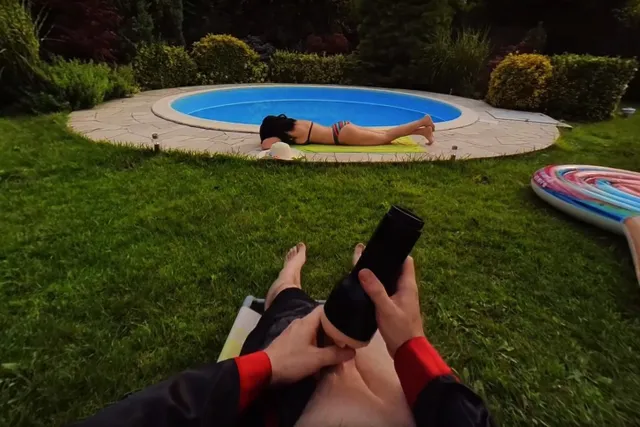 Watching Your Neighbour At The Community Pool Alec Hardy — photo 1