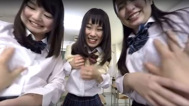 First Day School Sex With 3 Female Classmates EAGLE — photo 3