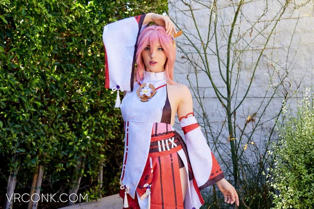 Genshin Impact Yae Miko (VR Porn Parody) Melody Marks VRConk — photo 5