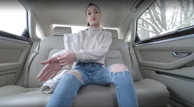 Nicole Masturbates In The Car Nicole Sweet PSPorn — photo 2
