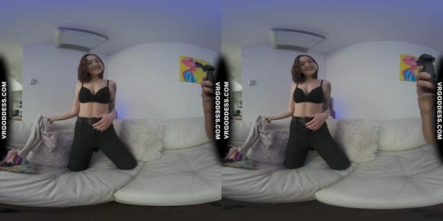 Dirty Female Director Miss Pussycat Properly Dildo Bangs And Vibrates Tattoo Hipster Sammy To Rfo VRgoddess — photo 47