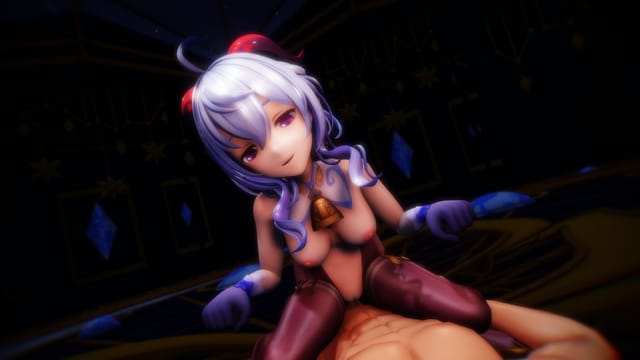 Genshin Impact - Ganyu Pleasure Cowgirl Riding Lewd FRAGGY — photo 3