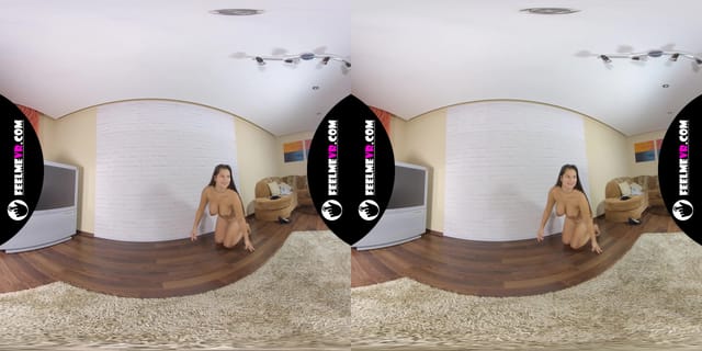 Aisedora 18yo School Student Poses Naked Casting 3D 180VR Backstage FeelmeVR — photo 8