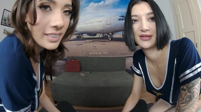 Emily Pink and Madison Quinn Flight Attendants POVCentral — photo 47