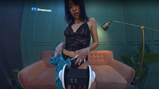 Vortex Project ASMR. Two Girls Will Take Care Of Your Ears Dreamcam — photo 5