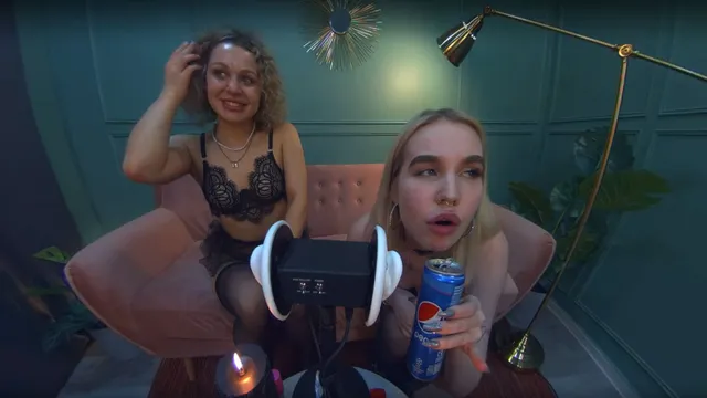 Vortex Project ASMR. Two Girls Will Purr in Your Ears Dreamcam — photo 8