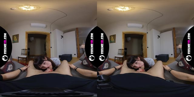 Dasha VR180 3D Blowjob Deep Throat Video FeelmeVR — photo 9