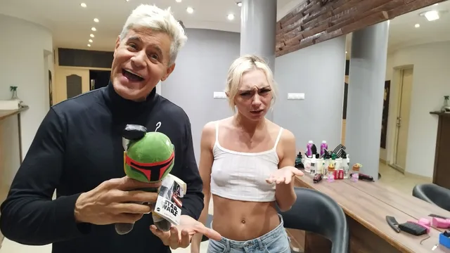 CHLOE TEMPLE PART ONE - PERFECT BODY BLONDE SPIT ROASTED by MONSTER COCKS NERDS Immoral Family — photo 9