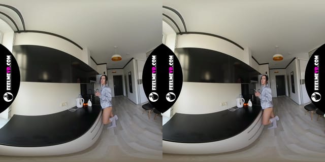 Natasha Says Good Morning Darling Plays With Her Naked Body 180VR FeelmeVR — photo 17