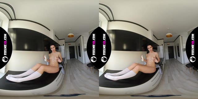 Natasha Says Good Morning Darling Plays With Her Naked Body 180VR FeelmeVR — photo 19