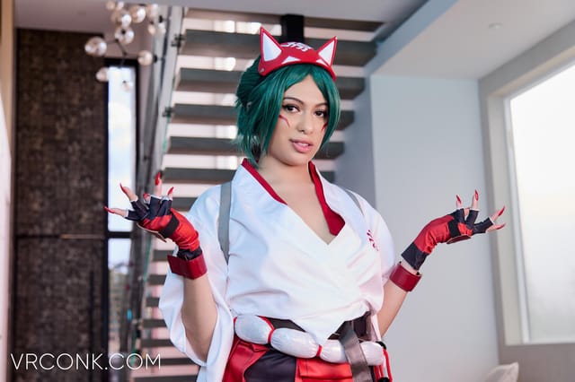 Overwatch Kiriko (VR Porn Parody) Reyna Belle VRConk — photo 2