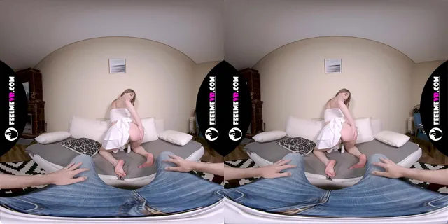 Virtual Reality Striptease With New Sexy Long Legs Model Mary Moon VR porn — photo 5