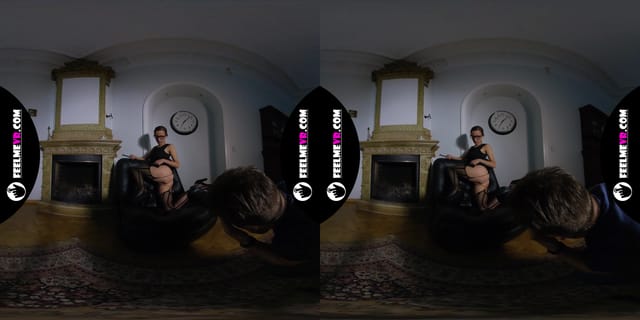 Paula Big Tits Babe Slapping Herself in Old House VR180 Photo Session Backstage FeelmeVR — photo 4
