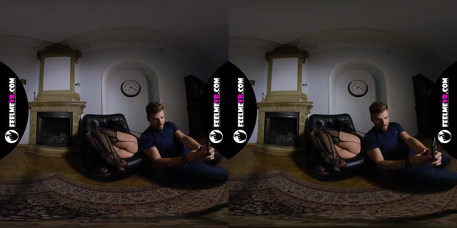 Paula Big Tits Babe Slapping Herself in Old House VR180 Photo Session Backstage FeelmeVR — photo 9