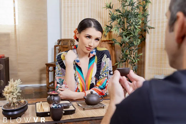 Gentle Blowjob with Maya Woulfe BlowVR — photo 8