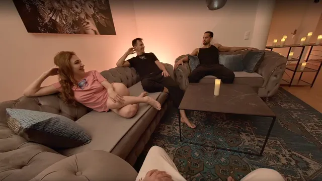 Netflix And Chill Turns Into A Small Gangbang Sweet Analena KinkyGirlsBerlin — photo 17