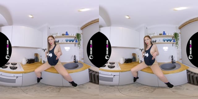 Margarita Young Teen Virtual 3D Strip in Kitchen FeelmeVR — photo 17