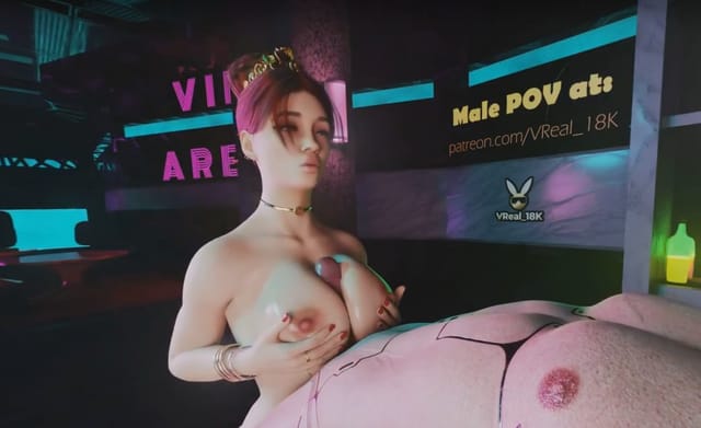 Dirty Talk Titjob - your dick will explode between the tits of Scarlet Fyre, our new OC VR porn — photo 5