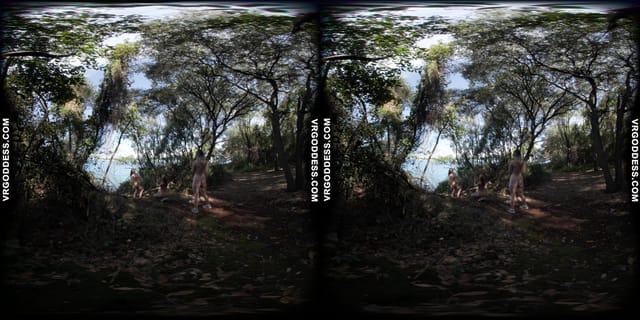 Kayaking And Hiking Nude On An Abandoned Italian Island On Vacation With Kristina Emmux Rebeka Ruby VRgoddess — photo 3