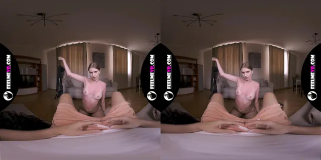Virtual Striptease With Slim Tall Teen Mary Moon FeelmeVR — photo 6