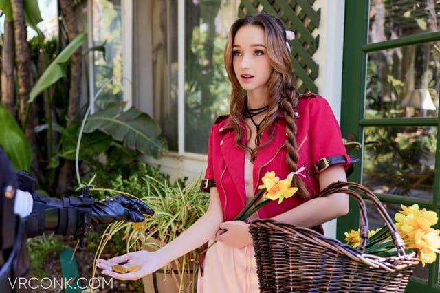Final Fantasy VII Aerith Gainsborough (A Porn Parody) Melanie Marie VRConk — photo 6