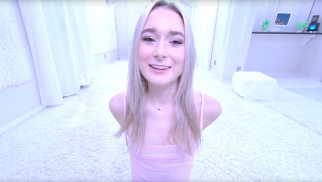 Blonde & Skinny Teen Strips in The White Studio Thea Summers NewPornStarlets — photo 5