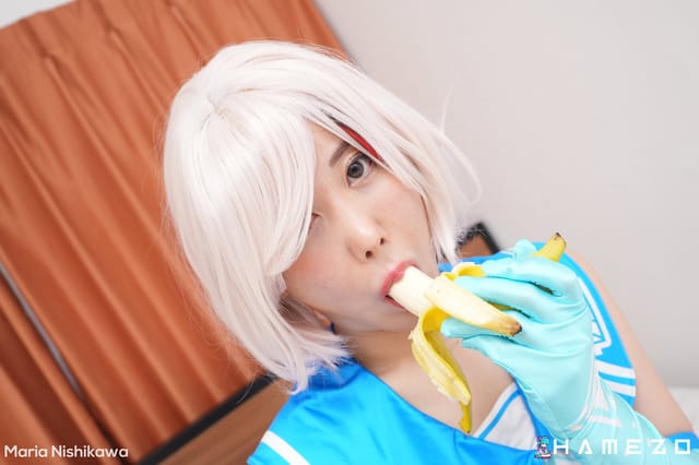Maria Nishikawa Blows A Banana And A Real Dick Hamezo — photo 6