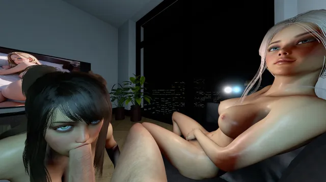 Twin Cheerleaders Threesome VR porn — photo 7