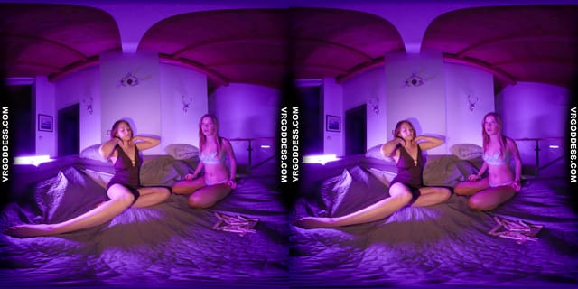 Late Night On Vacation With Mira And Kristina Clothespins And Shared Pain Giving And Receiving VRgoddess — photo 20