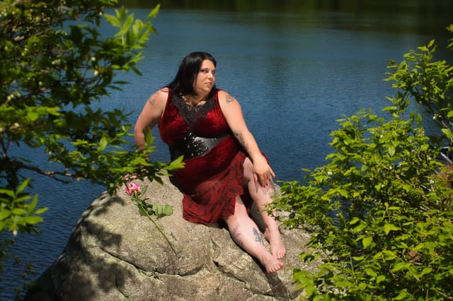 My Pretty, Goth Girlfriend Morgan Fey BlushErotica — photo 1