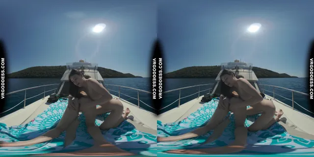 Matty With Josie Public Outdoor Masturbation On A Yacht Vacation Yolo VRgoddess — photo 30