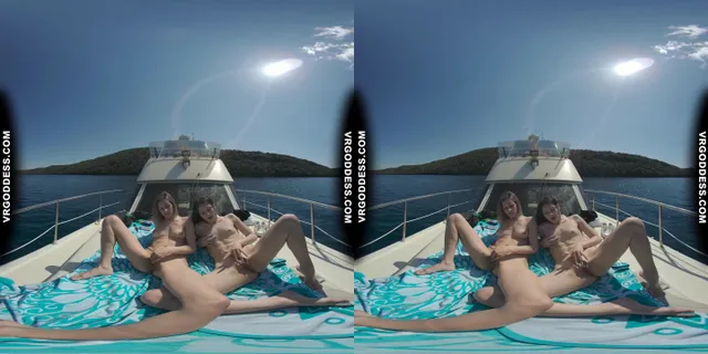 Matty With Josie Public Outdoor Masturbation On A Yacht Vacation Yolo VRgoddess — photo 27