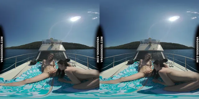 Matty With Josie Public Outdoor Masturbation On A Yacht Vacation Yolo VRgoddess — photo 28